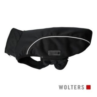 Softshell-Jacke Basic schwarz/reflektierend, 80cm