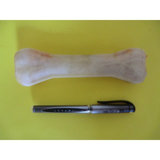 Büffelhautknochen mit Lachs 17 cm