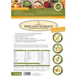 Freiland-Schmaus 6 kg -extrudiert & getreidefrei