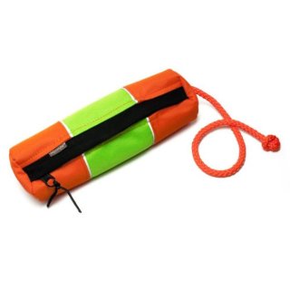 Futterdummy "Snack" orange-neongrün reflektierend groß