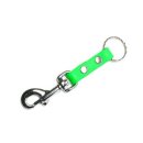 Biothane Schlüsselanhänger 13mm neon grün