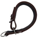 Zughalsband Leder mit Stop 55cm, 30mm
