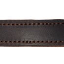 Zughalsband Leder mit Stop 55cm, 30mm