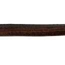 Zughalsband Leder mit Stop 55cm, 30mm