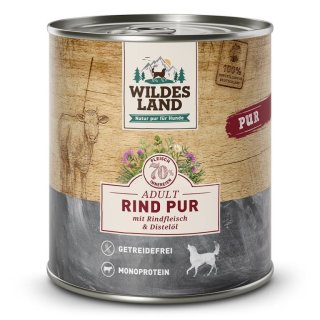 Wildes Land PUR Adult Rind 0,8kg