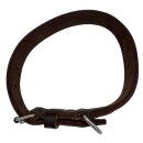Lederhalsband braun 55cm, 30mm
