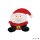 Plüschball 15cm Weihnachtsmann