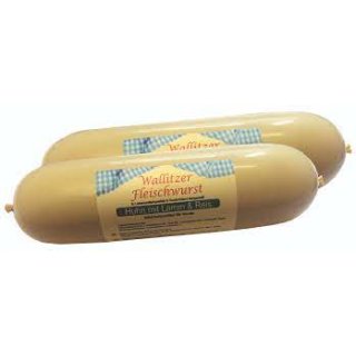 Wallitzer Fleischwurst Huhn mit Lamm 0,8kg